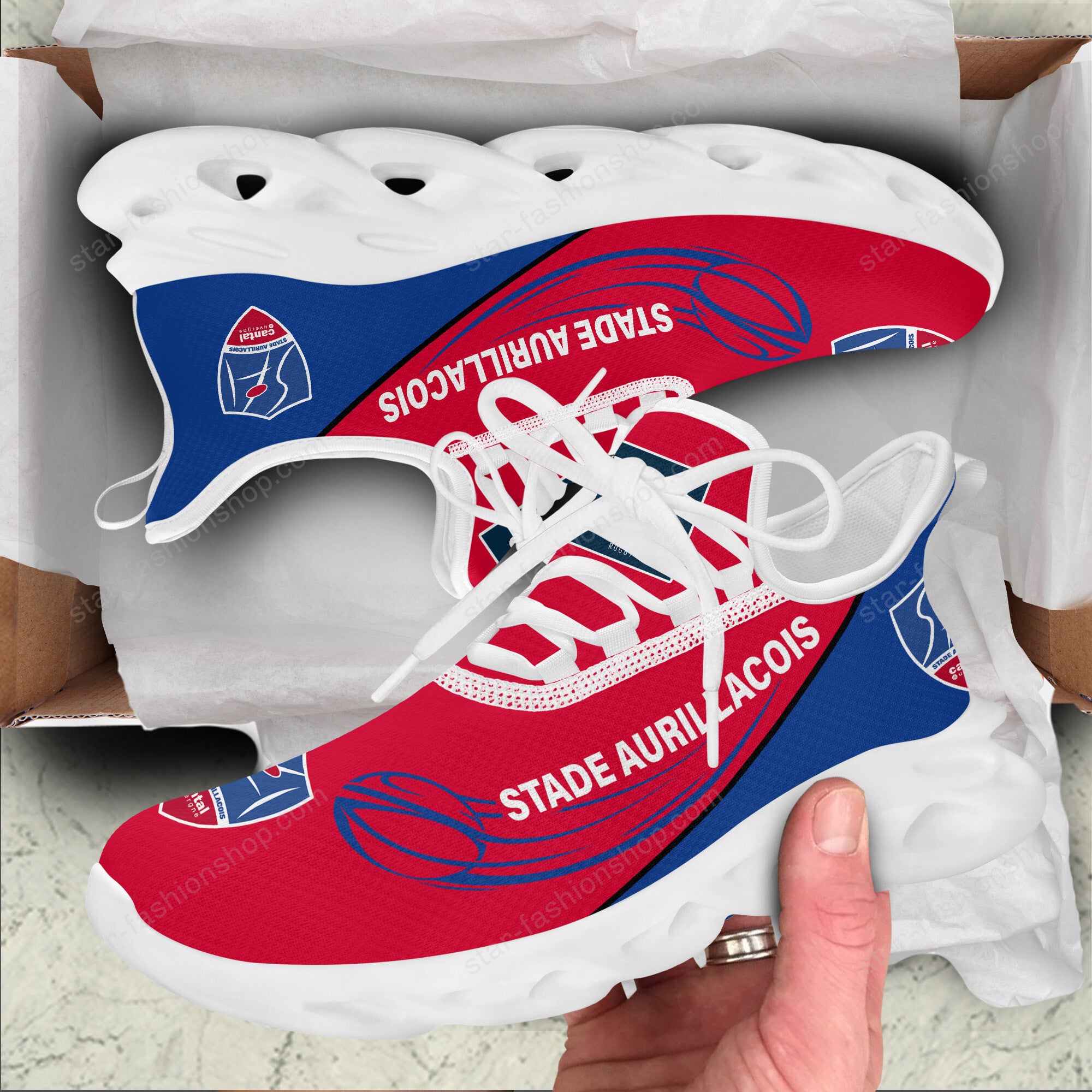 Chaussures Stade Aurillacois Cantal Auvergne 02 - Baskets Rugby