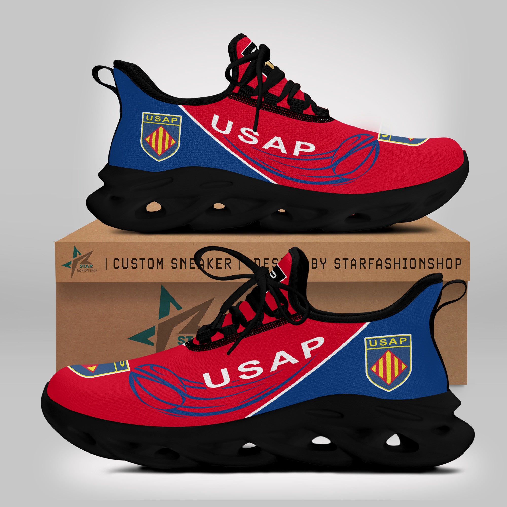 Chaussures USA Perpignan 02 - Baskets Rugby