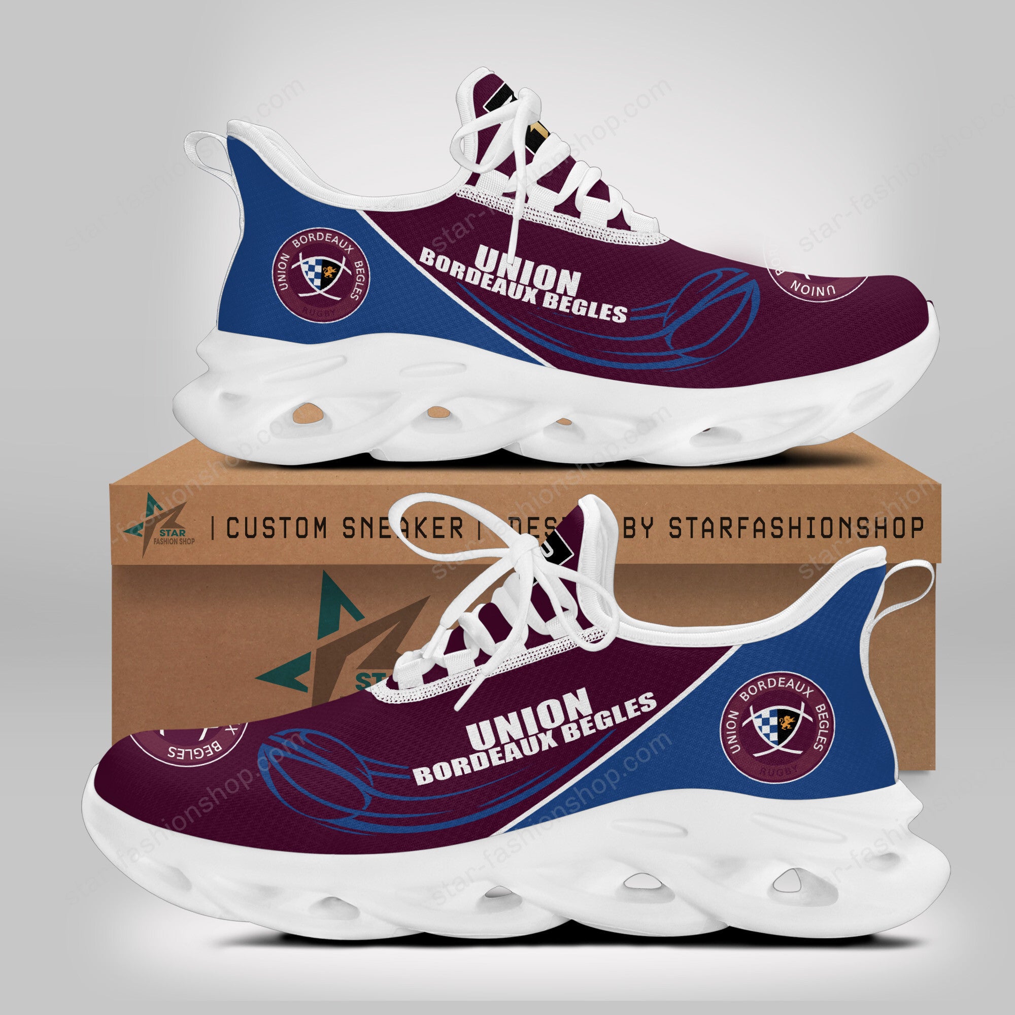 Chaussures Union Bordeaux Begles 02 - Baskets Rugby