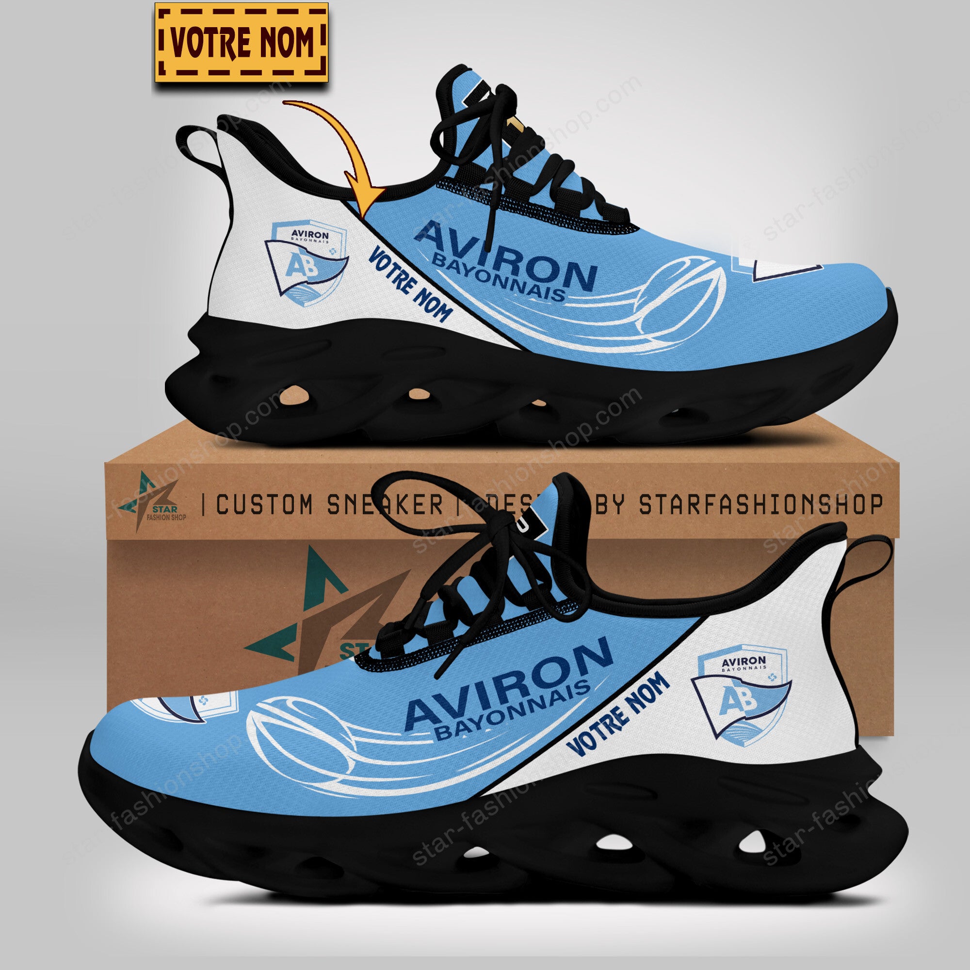 Chaussures Aviron Bayonnais 03 - Baskets Rugby