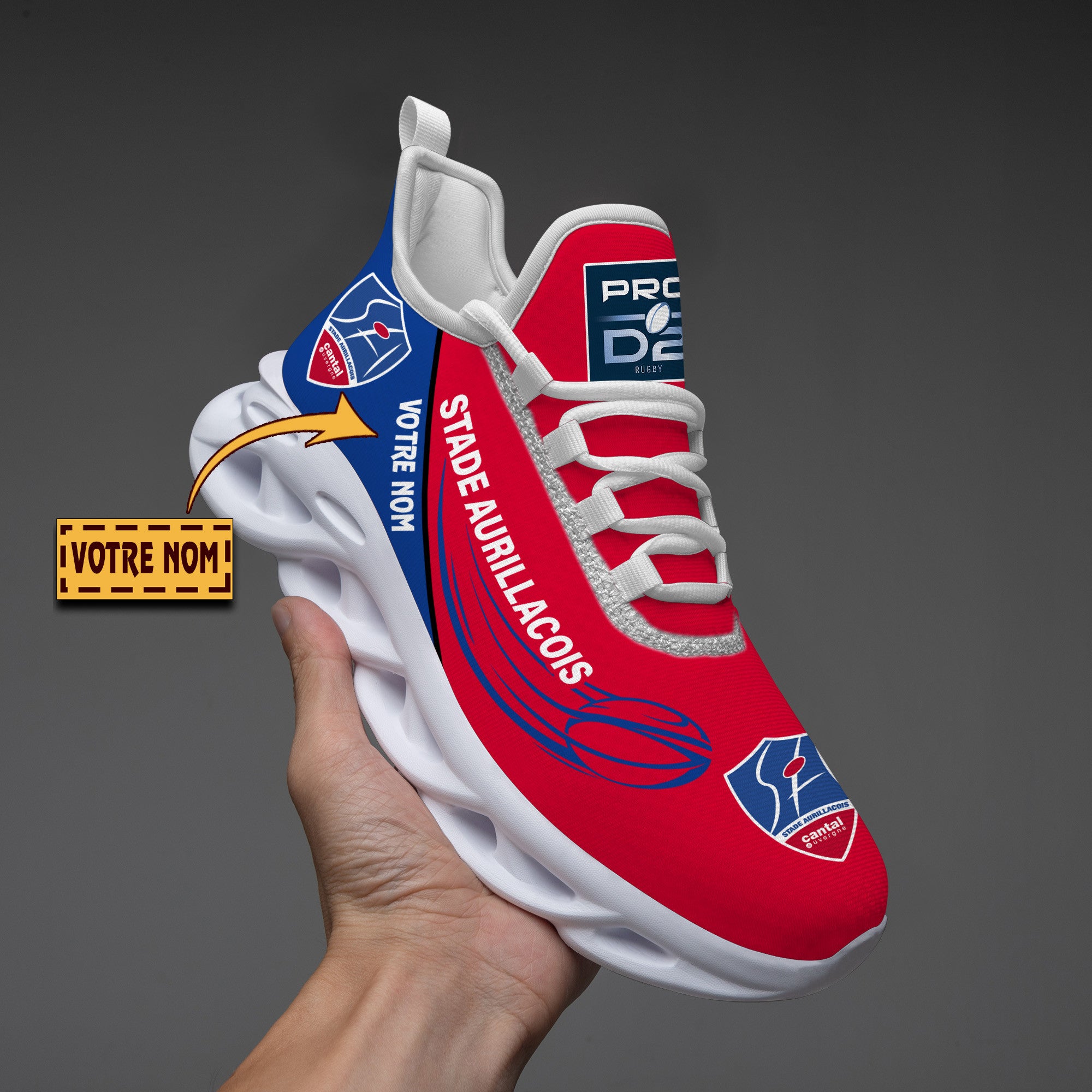 Chaussures Stade Aurillacois Cantal Auvergne 03 - Baskets Rugby