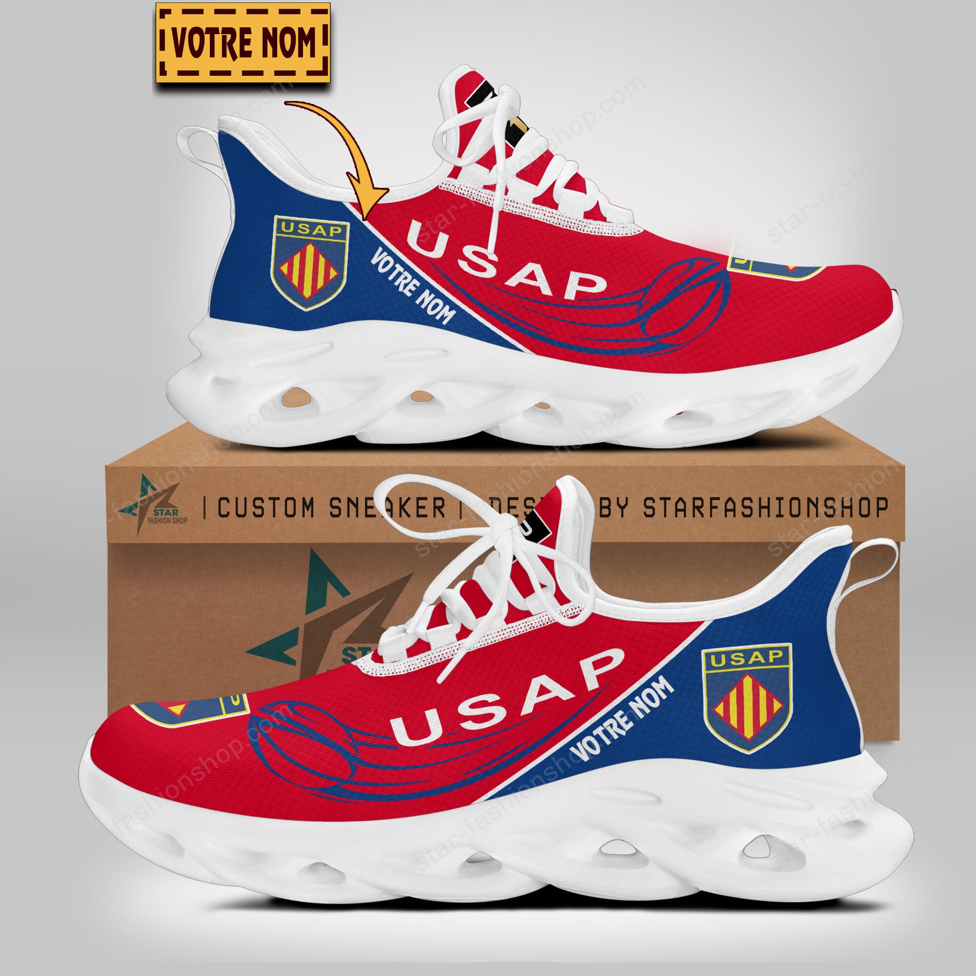 Chaussures USA Perpignan 03 - Baskets Rugby