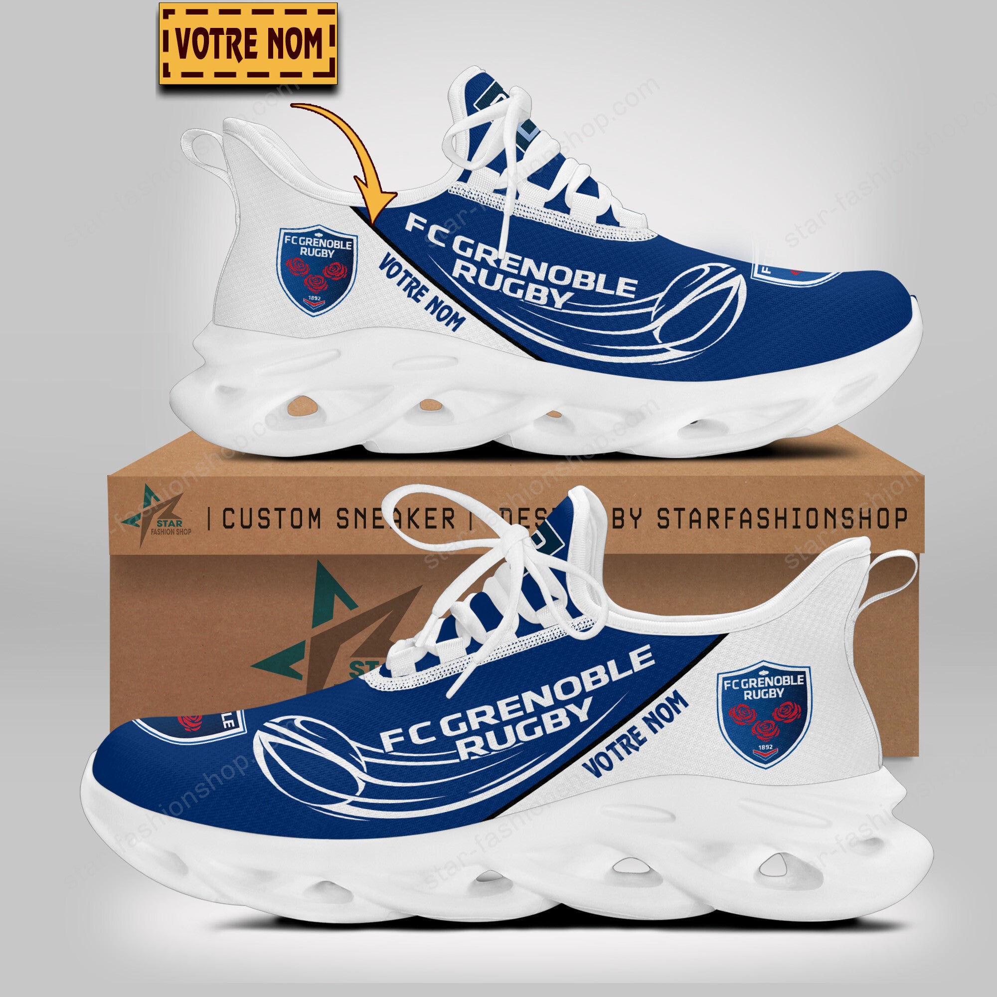 Chaussures FC Grenoble Rugby 03 - Baskets Rugby