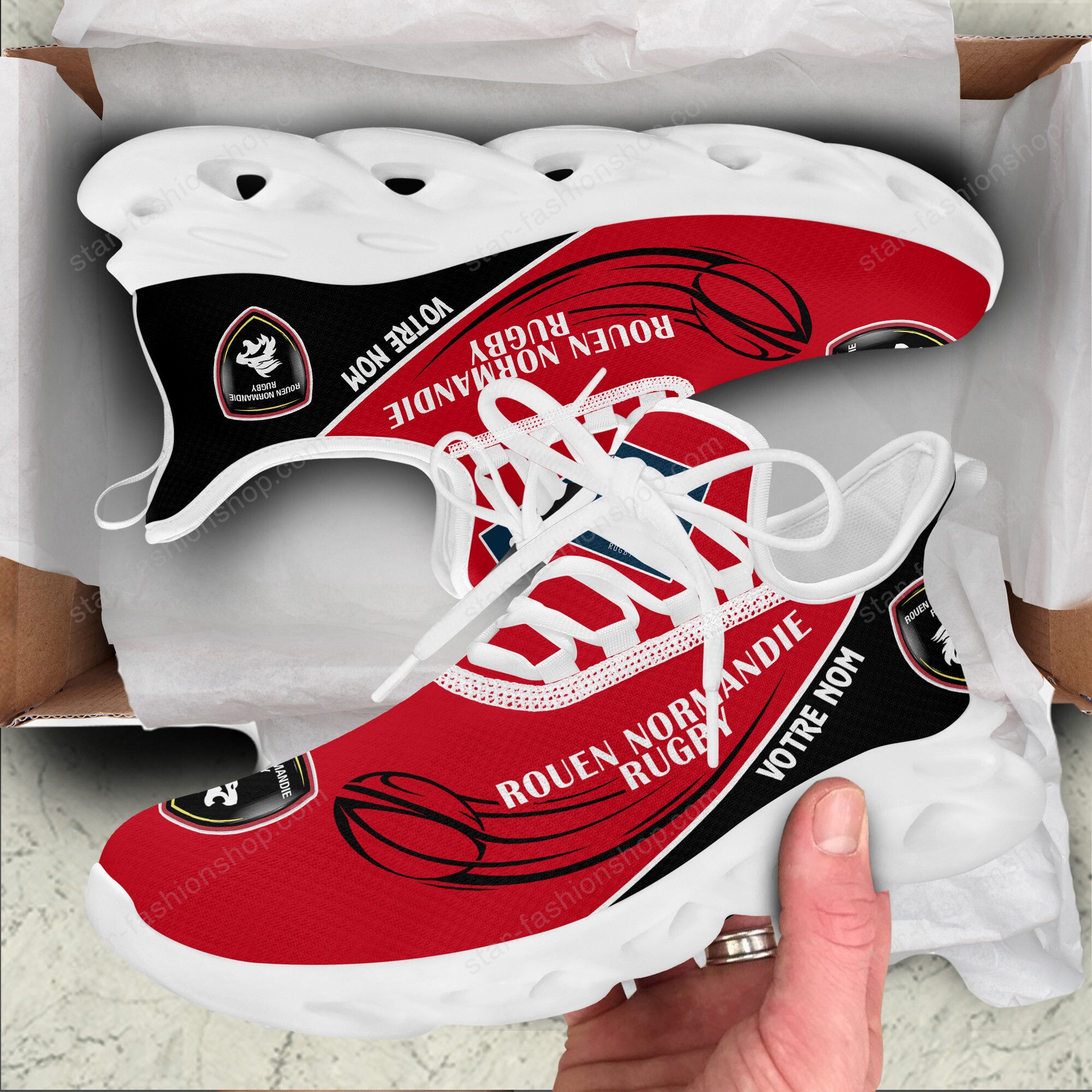 Chaussures Rouen Normandie Rugby 03 - Baskets Rugby