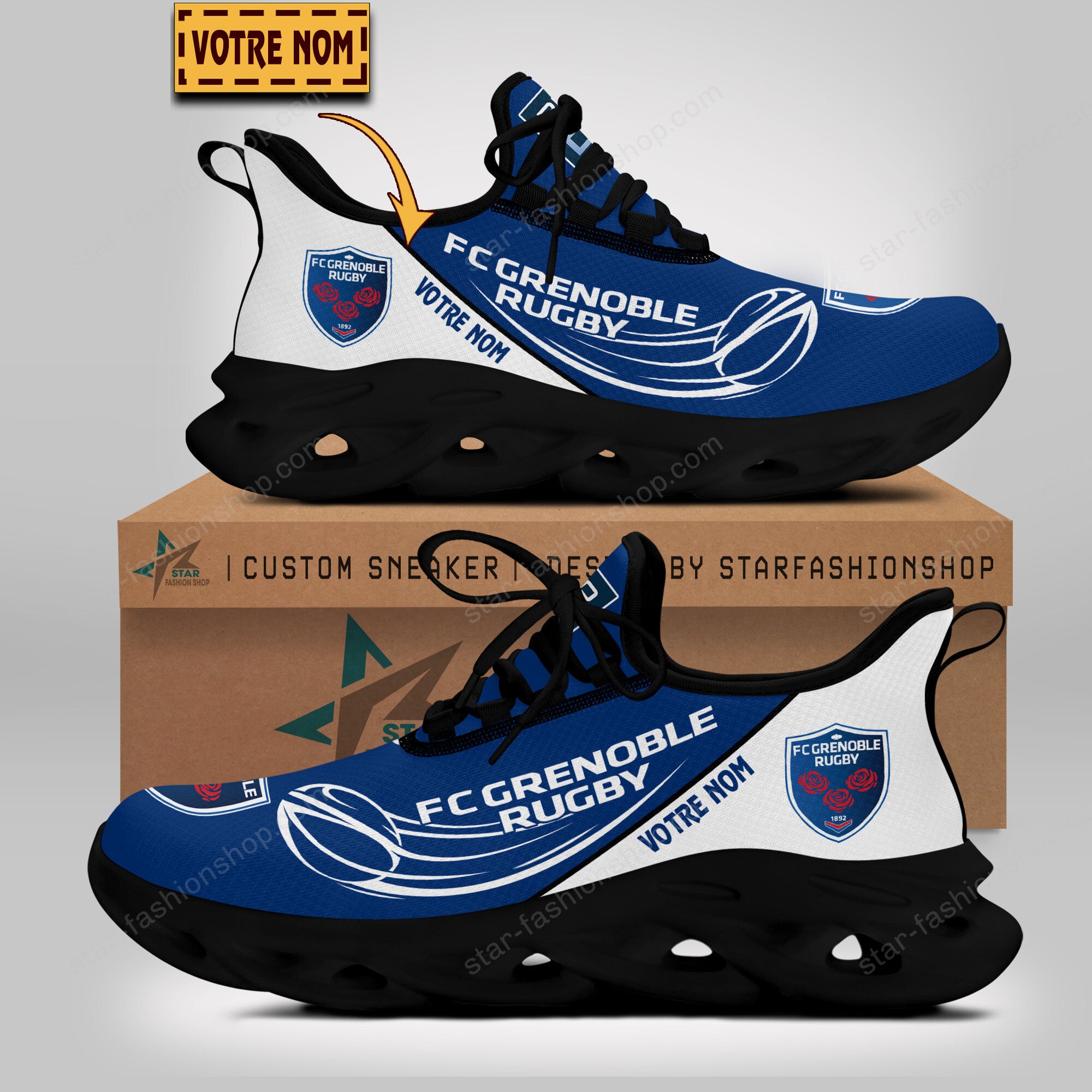Chaussures FC Grenoble Rugby 03 - Baskets Rugby