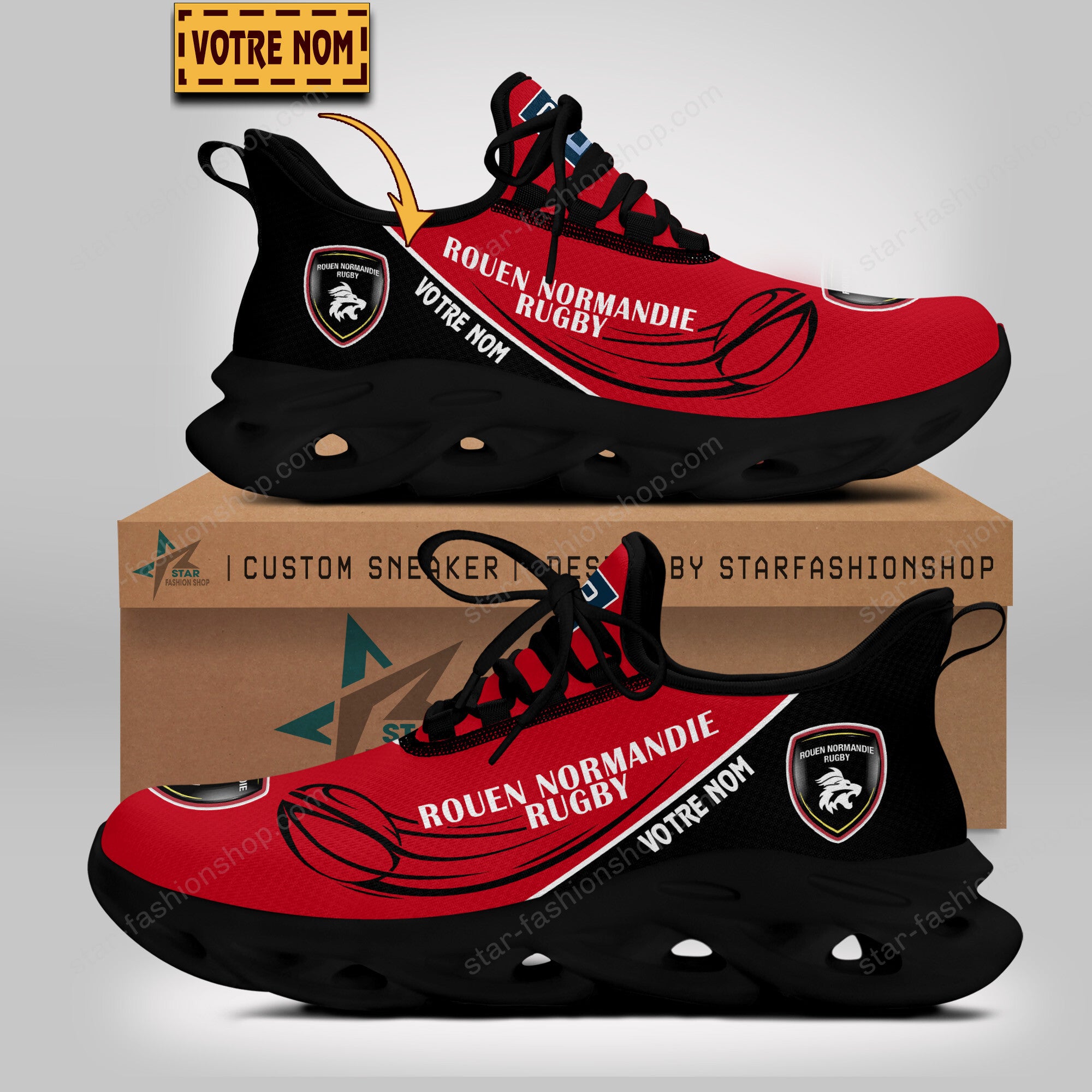 Chaussures Rouen Normandie Rugby 03 - Baskets Rugby