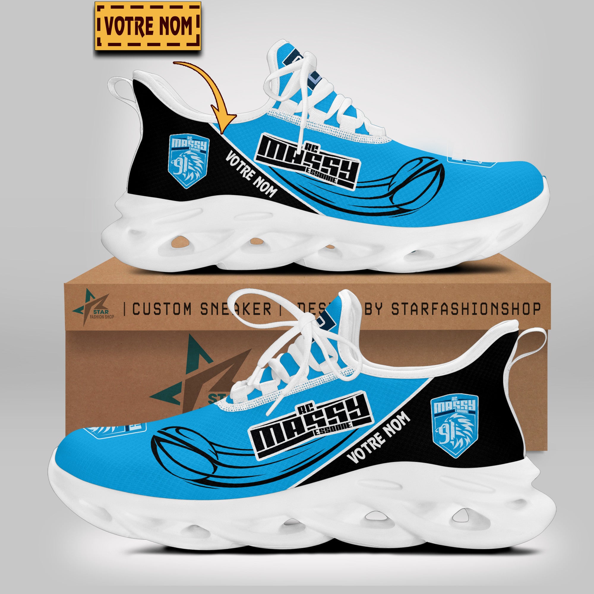 Chaussures RC Massy Essonne 02 - Baskets Rugby