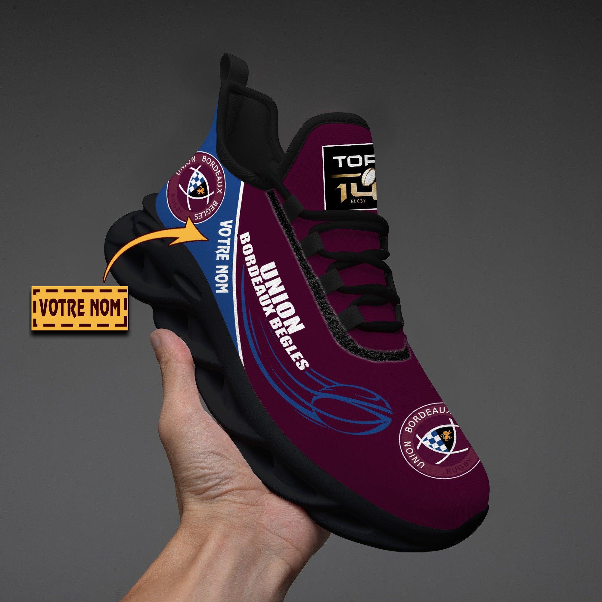 Chaussures Union Bordeaux Begles 03 - Baskets Rugby