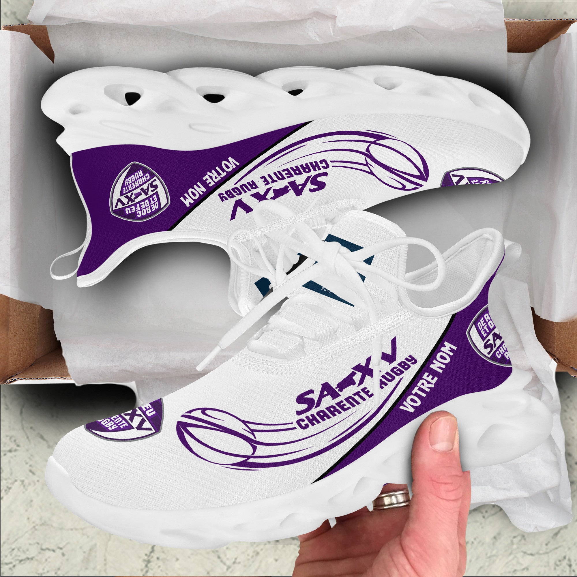 Chaussures SAXV Charente Rugby 02 - Baskets Rugby