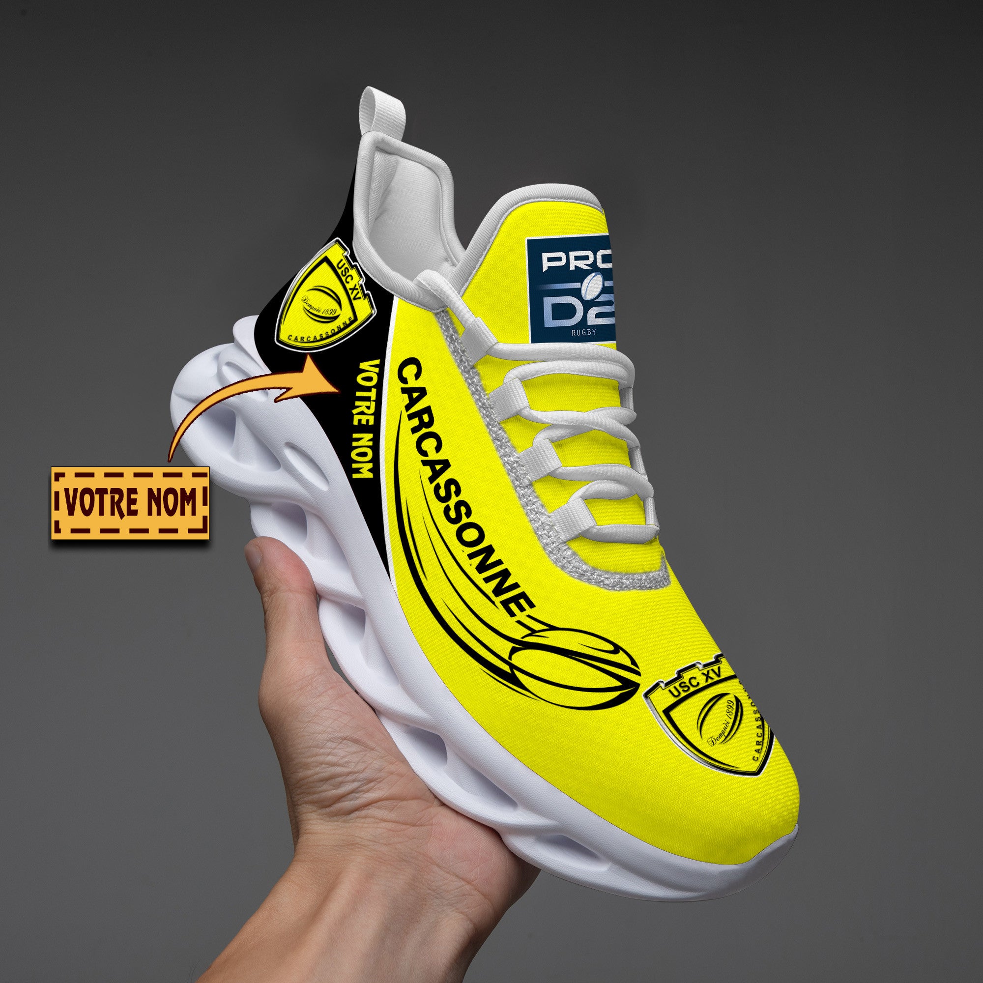 Chaussures US Carcassonne 03 - Baskets Rugby