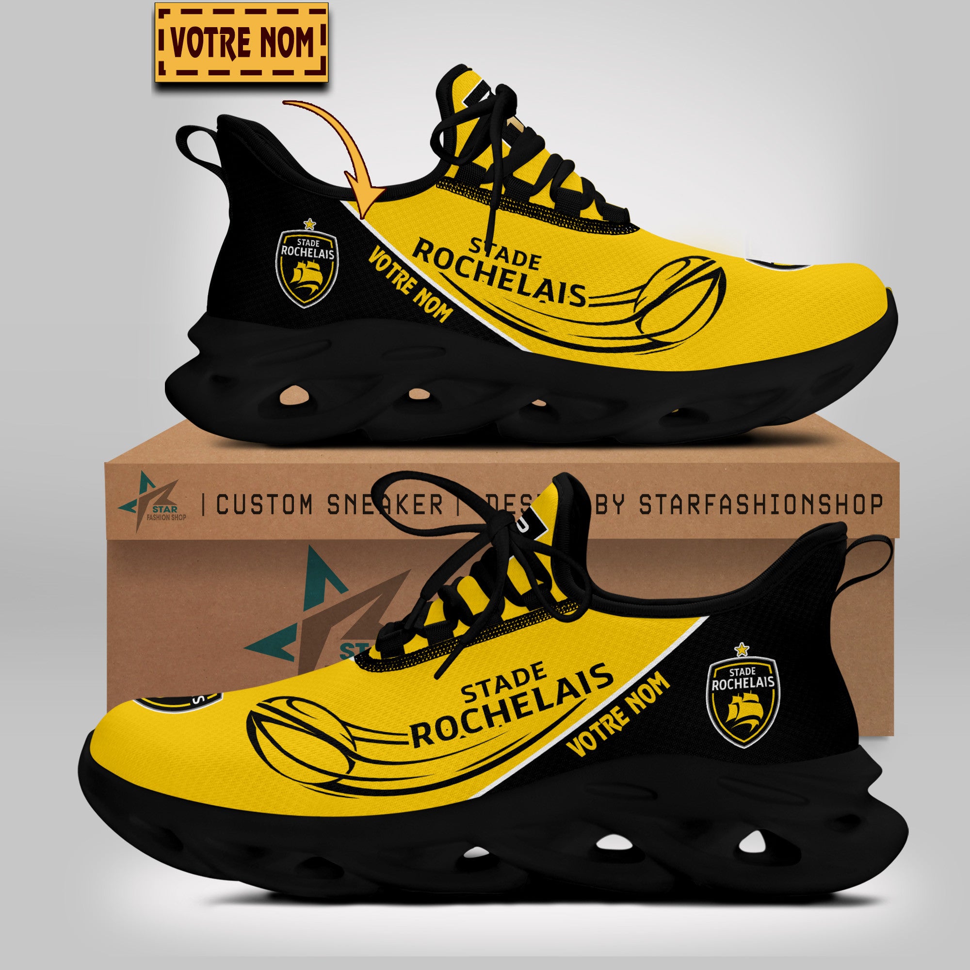 Chaussures Stade Rochelais 03 - Baskets Rugby