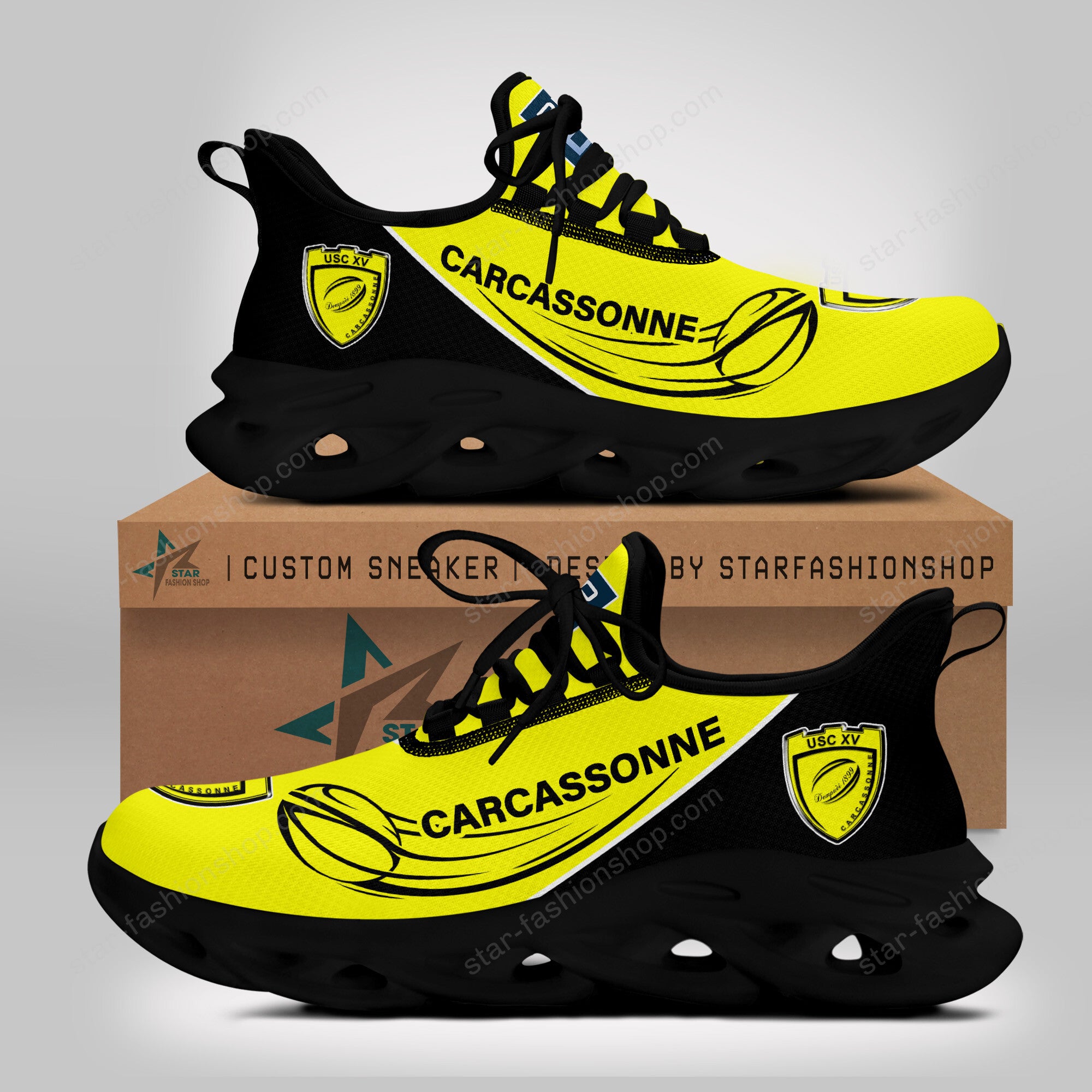 Chaussures US Carcassonne 02 - Baskets Rugby