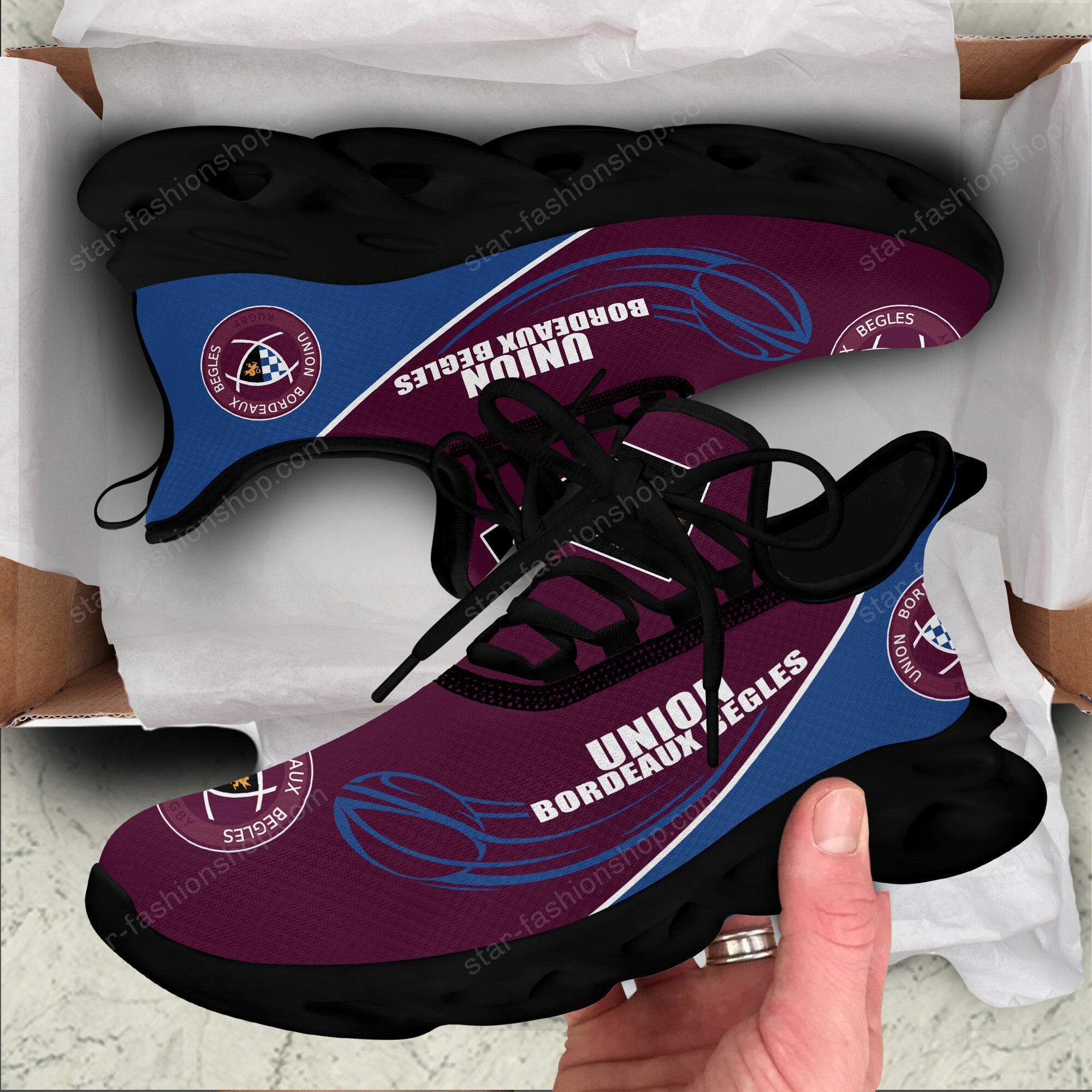 Chaussures Union Bordeaux Begles 02 - Baskets Rugby