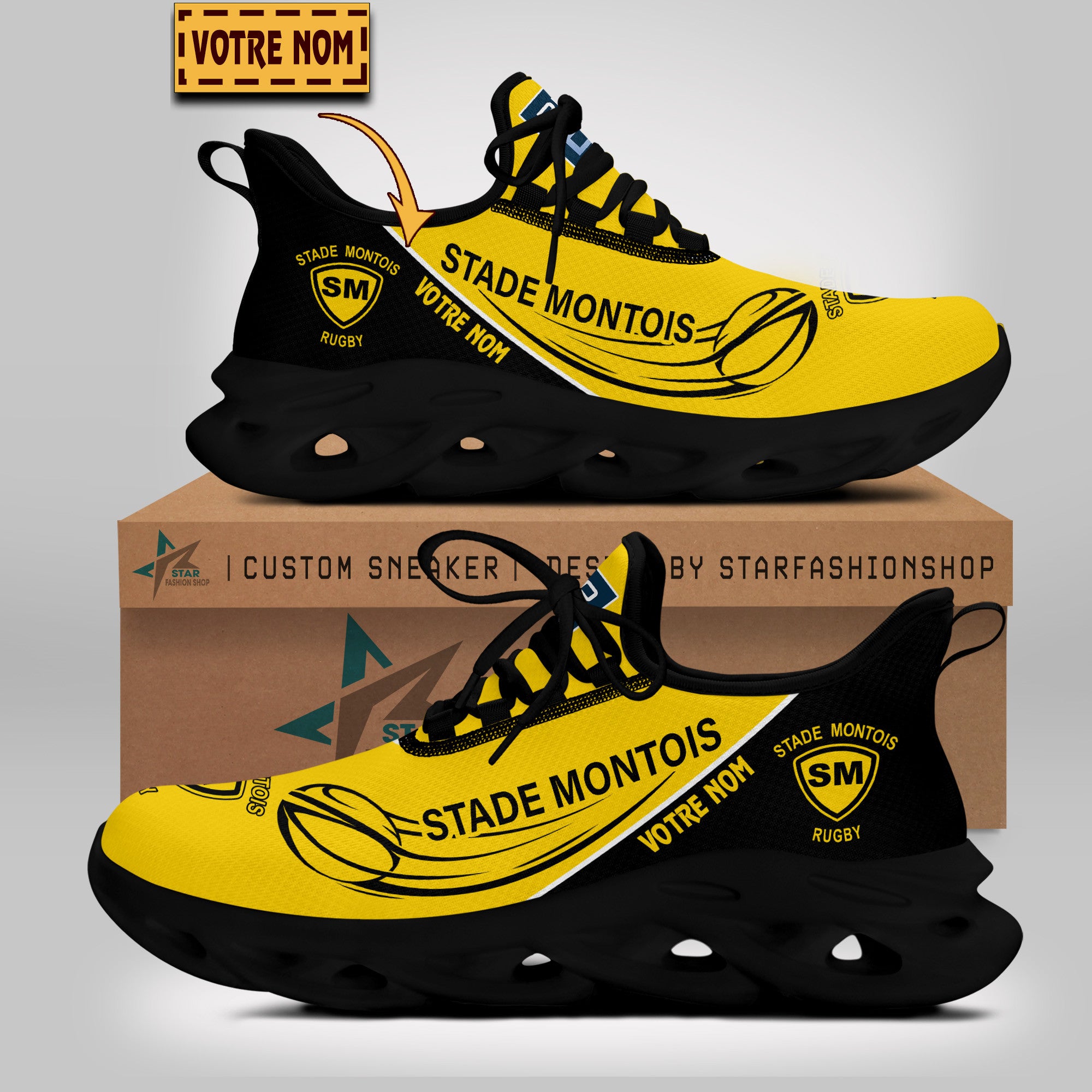 Chaussures Stade Montois Rugby 03 - Baskets Rugby