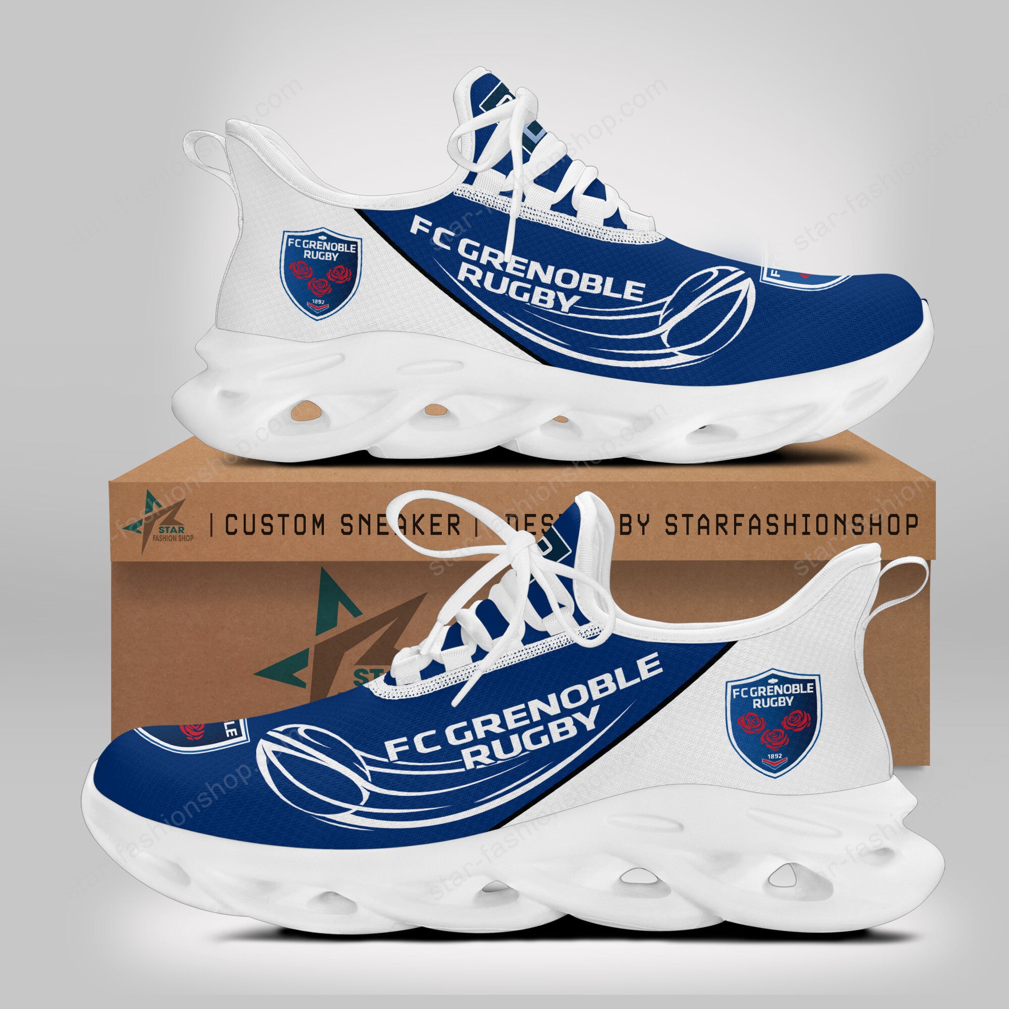 Chaussures FC Grenoble Rugby 02 - Baskets Rugby