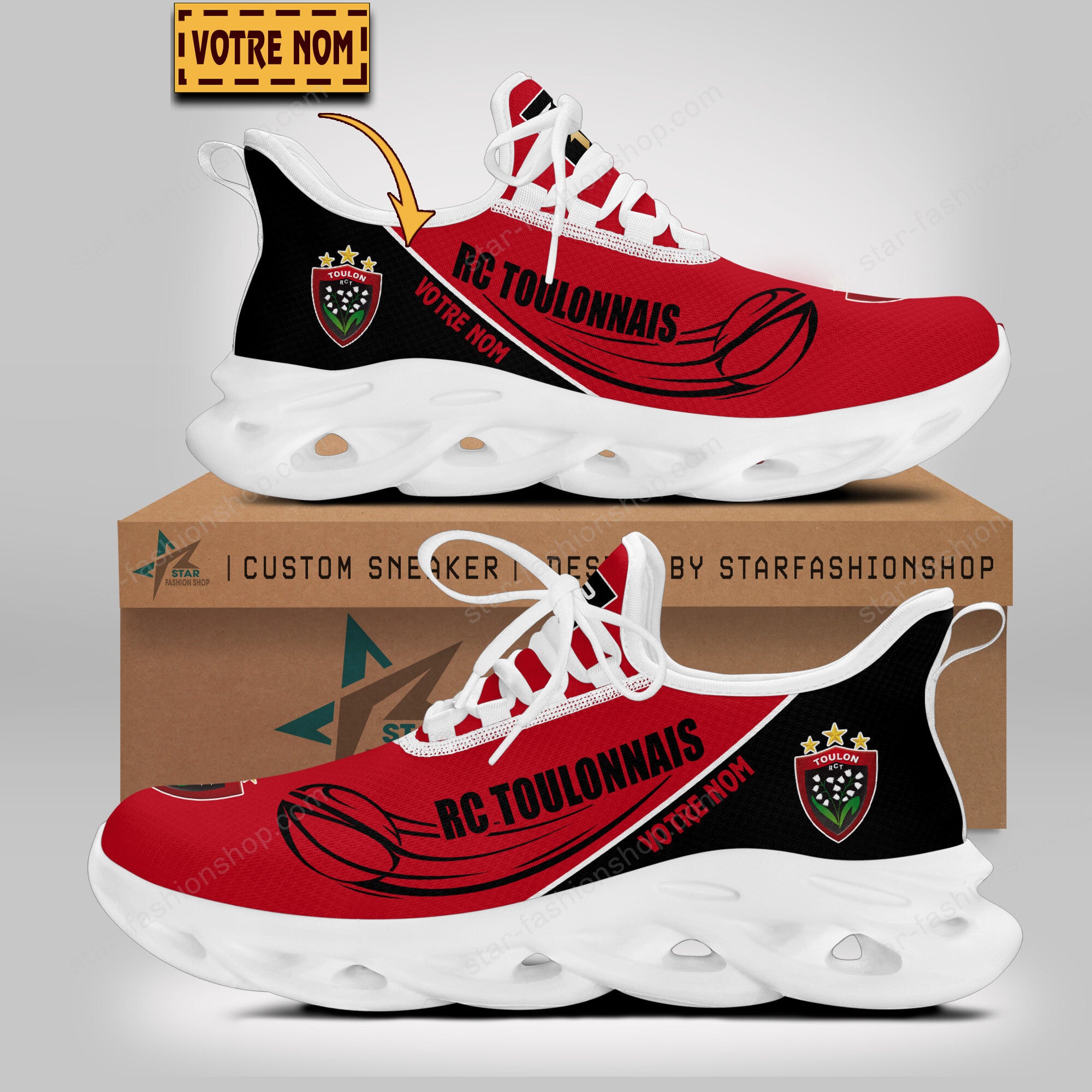 Chaussures RC Toulonnais 03 - Baskets Rugby