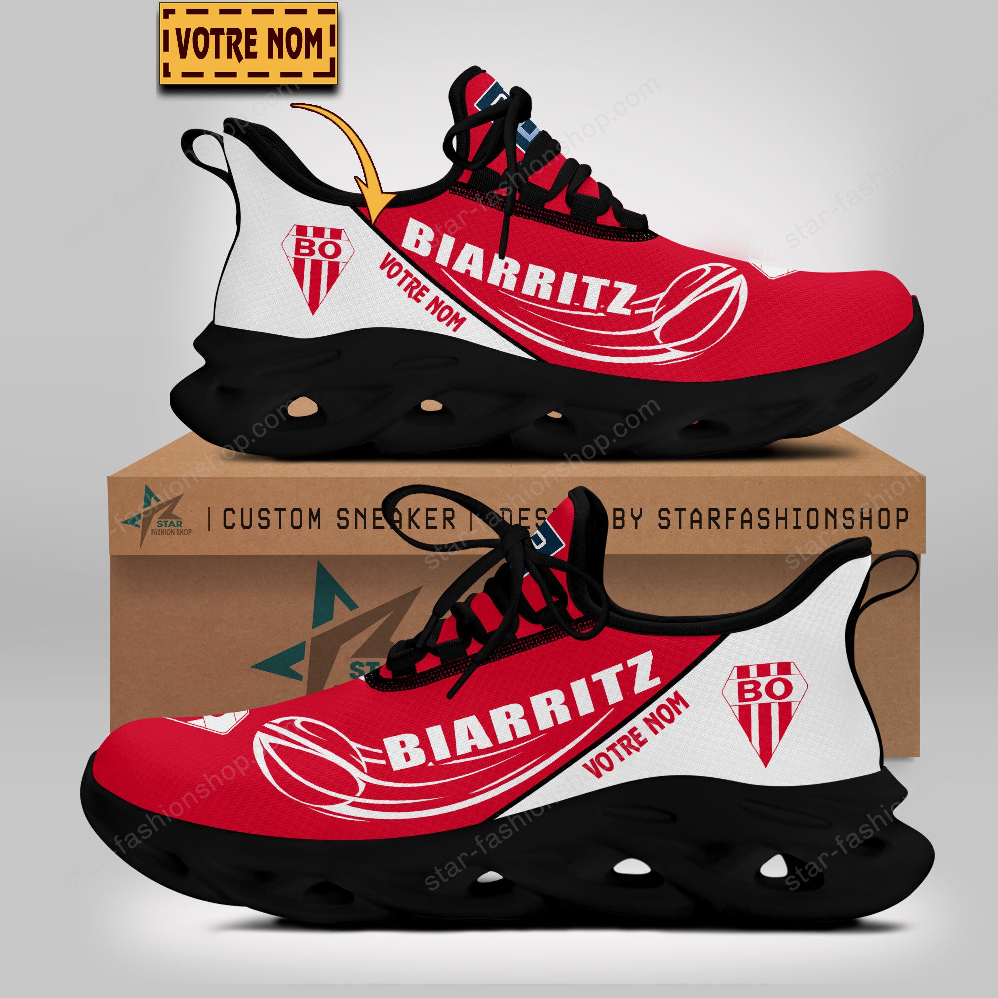 Chaussures Biarritz Olympique 03 - Baskets Rugby