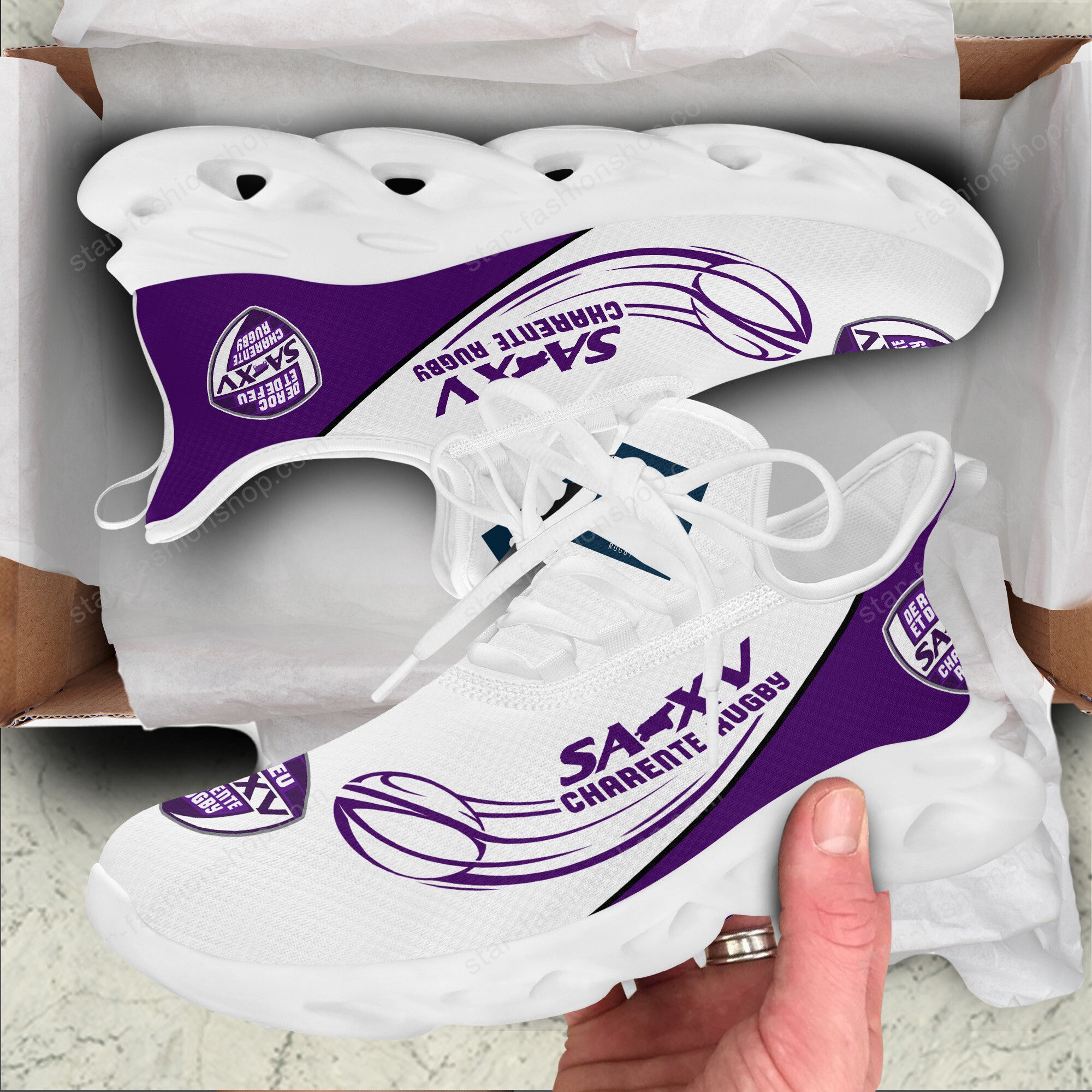 Chaussures SAXV Charente Rugby 01 - Baskets Rugby