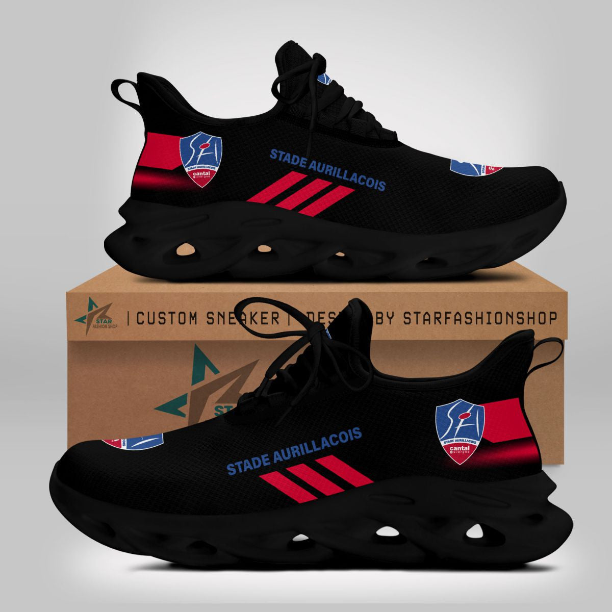 Chaussures Stade Aurillacois Cantal Auvergne 08 - Baskets Rugby