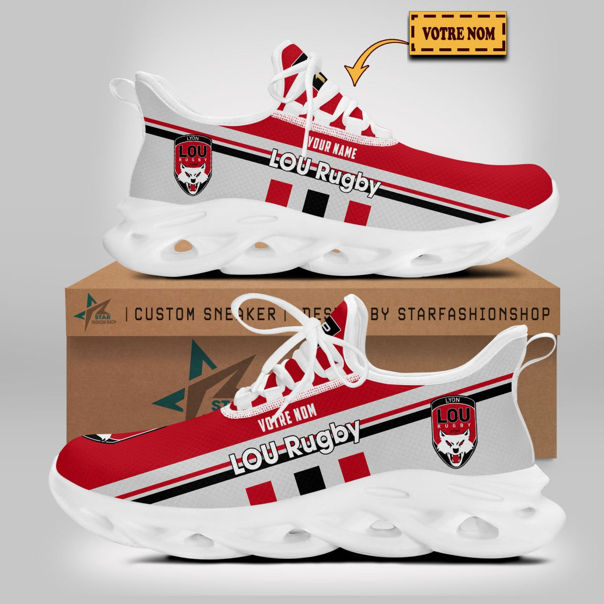 Chaussures Lyon OU 04 - Baskets Rugby