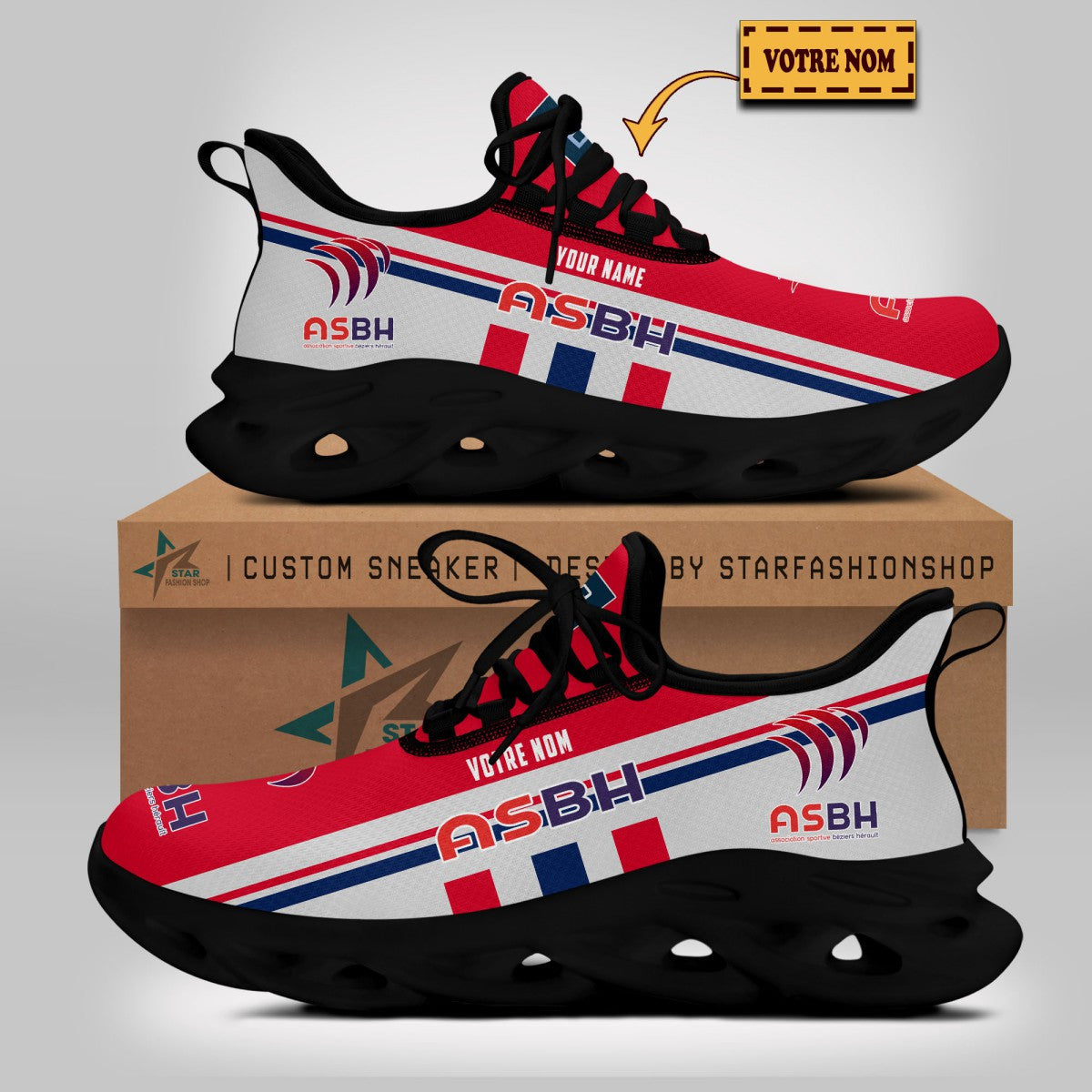 Chaussures AS Beziers Herault 04 - Baskets Rugby