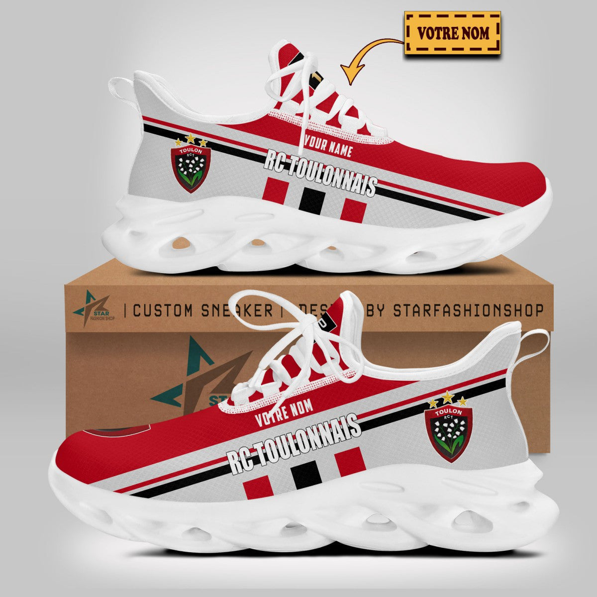 Chaussures RC Toulonnais 04 - Baskets Rugby