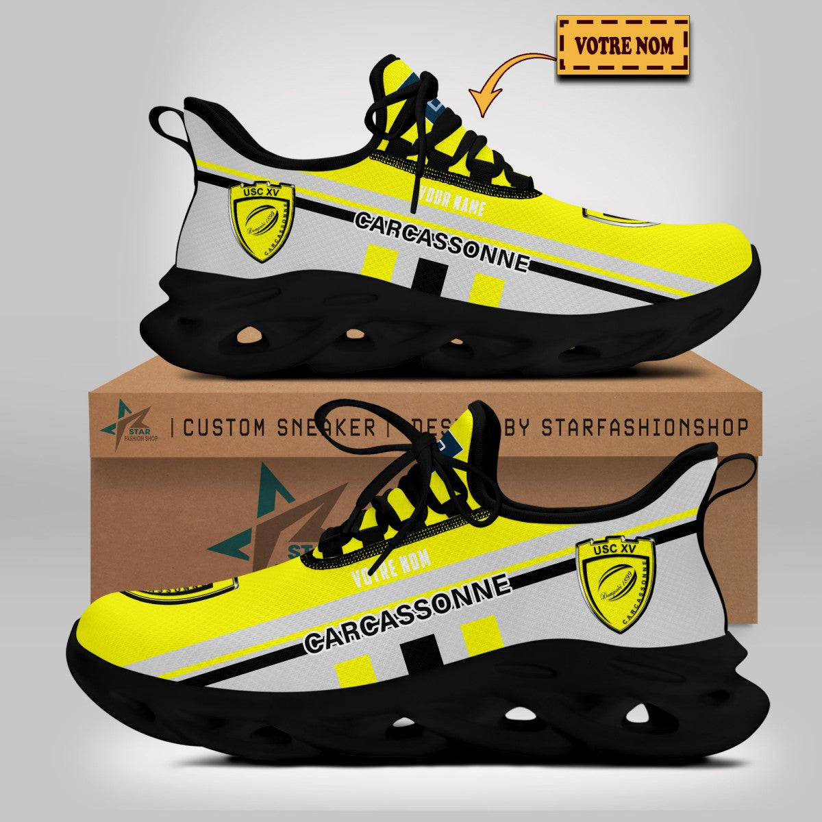 Chaussures US Carcassonne 04 - Baskets Rugby