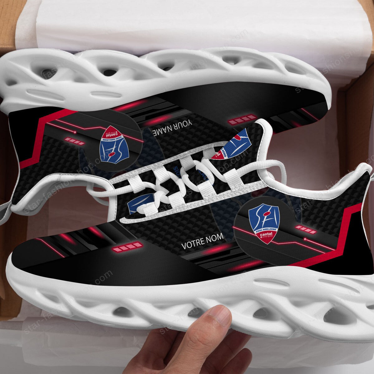 Chaussures Stade Aurillacois Cantal Auvergne 05 - Baskets Rugby