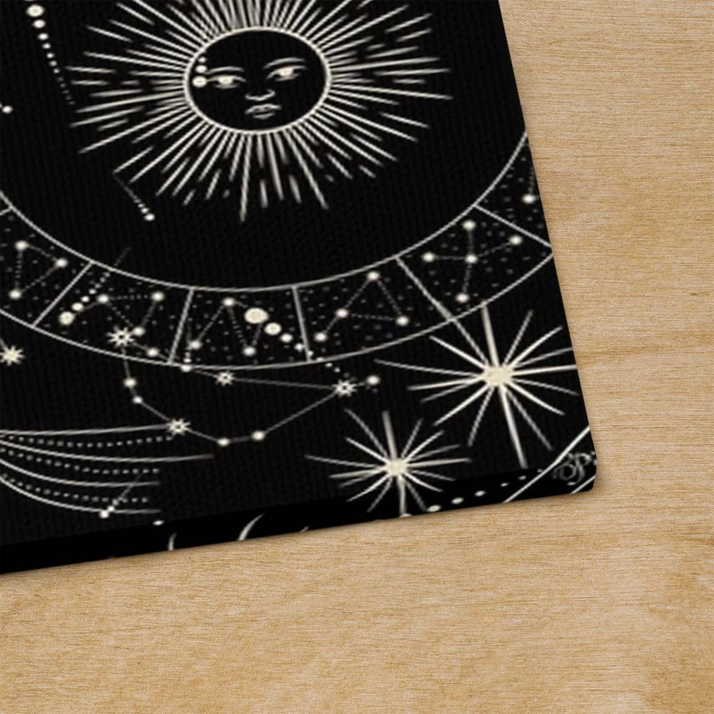Tableau Toile Univers Mystique Signes du Zodiaque Astrologie