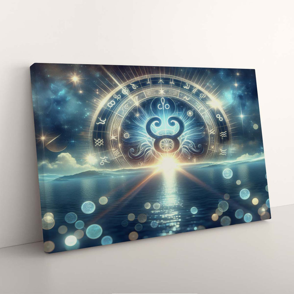 Impression sur Toile Éthérée Signe du Zodiaque Cancer Astrologie