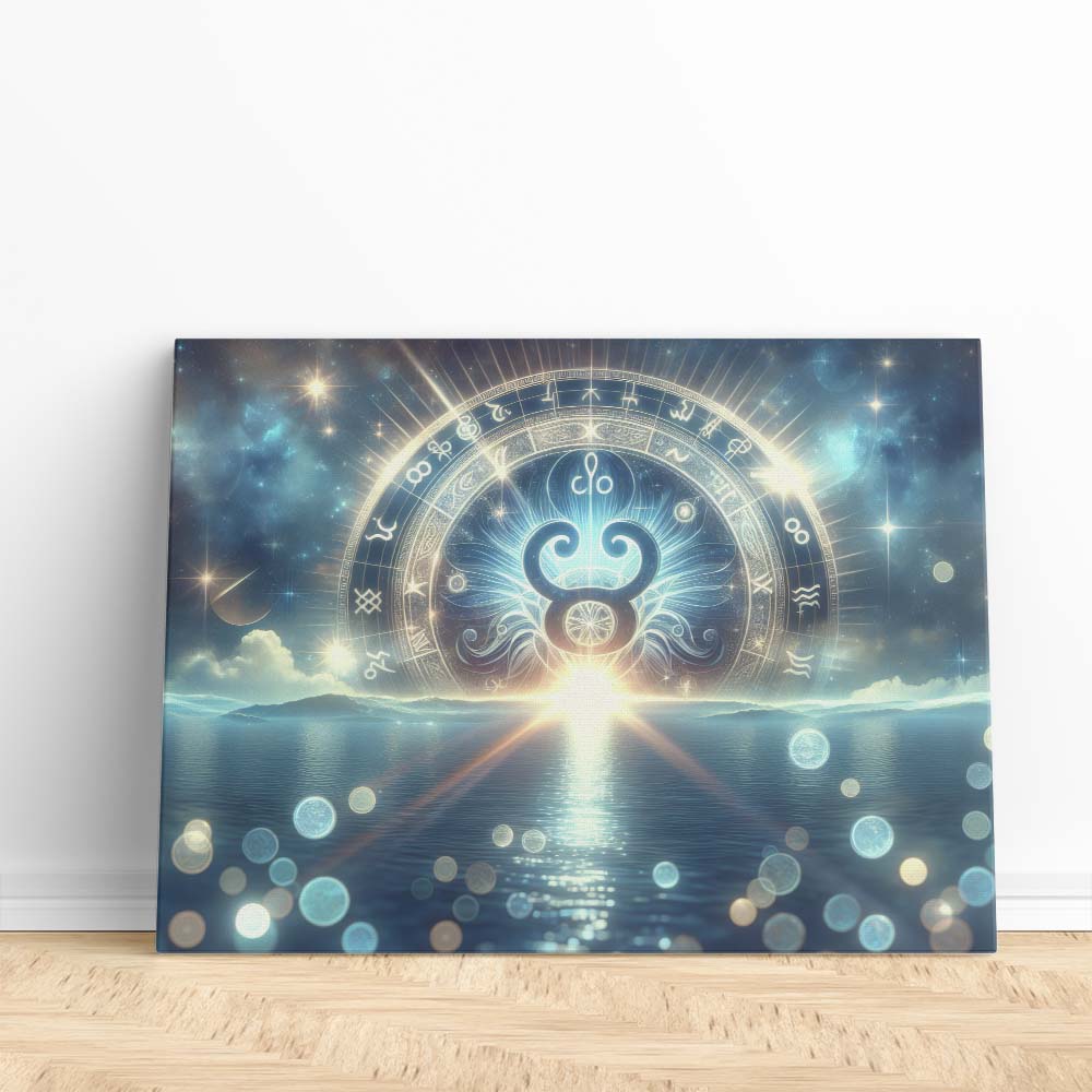 Impression sur Toile Éthérée Signe du Zodiaque Cancer Astrologie
