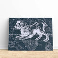 Impression sur Toile Artistique Constellation du Lion Astrologie