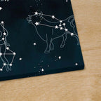 Tableau Toile Horizontale Signes du Zodiaque Mystiques