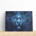 Impression sur Toile Artistique Signe du Zodiaque Lion Majestueux