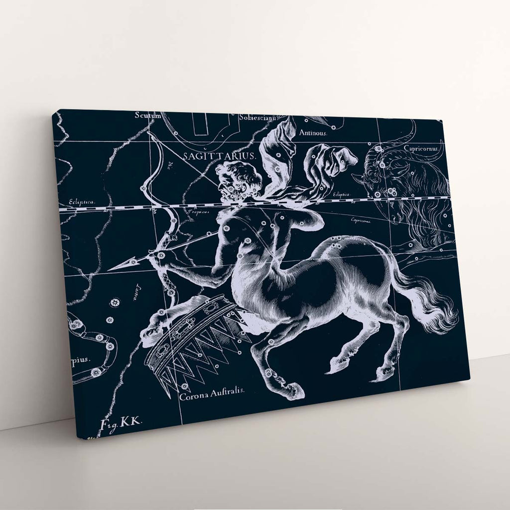 Tableau Toile Cosmique Constellation du Sagittaire Zodiaque