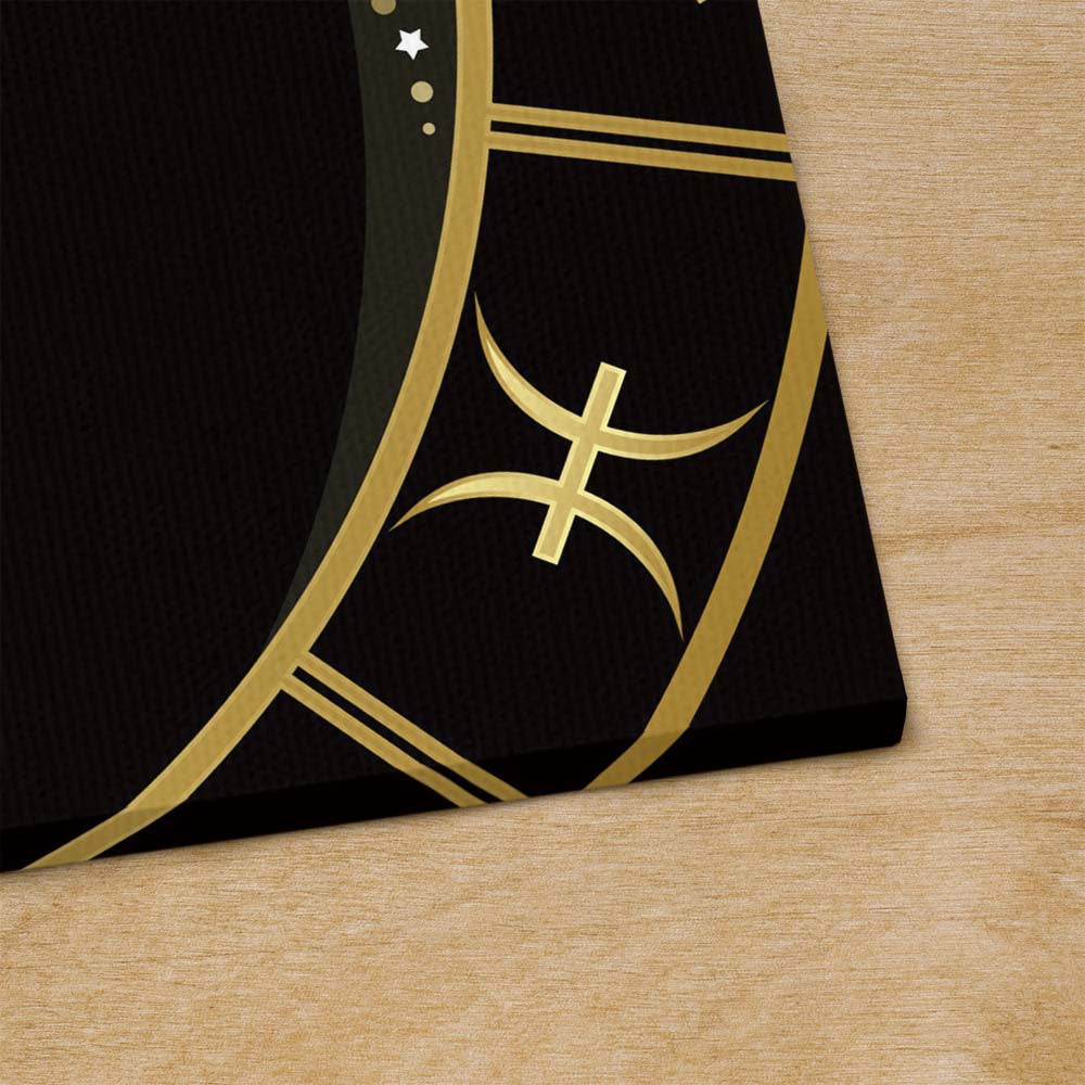 Impression sur Toile Signe du Zodiaque Scorpion Cosmos Profond